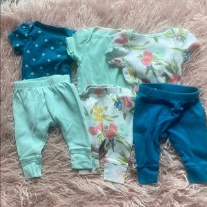 Newborn girl mix and match outfits